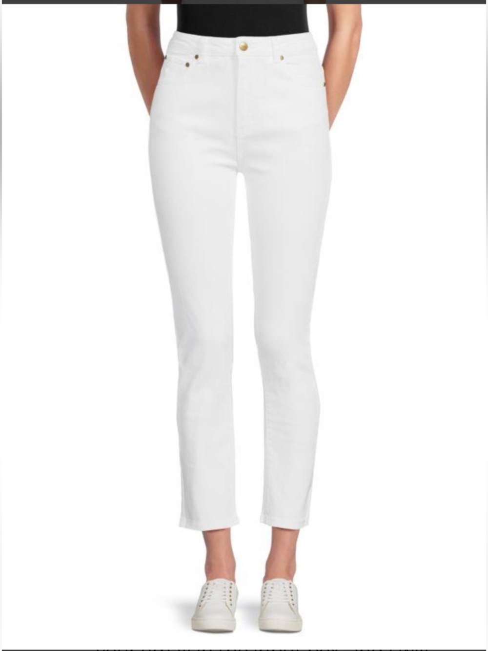 Cavalli Class Roberto Cavalli Women’s White High Rise Jeans NWT's Sz 27